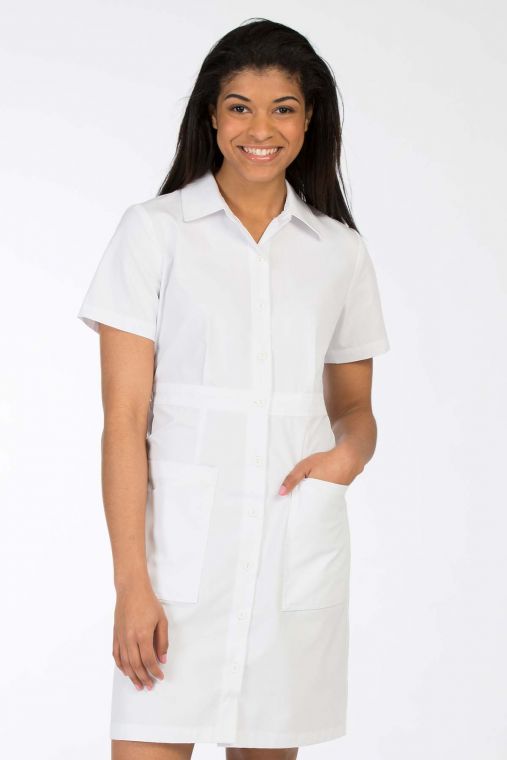 Peaches white sale uniform dress