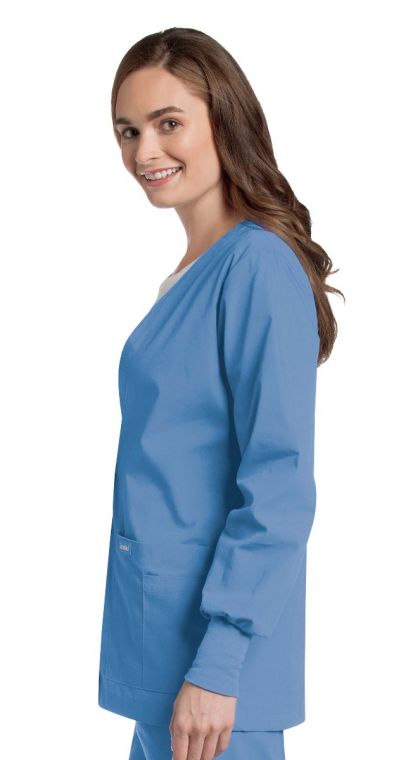 landau cardigan scrub jacket