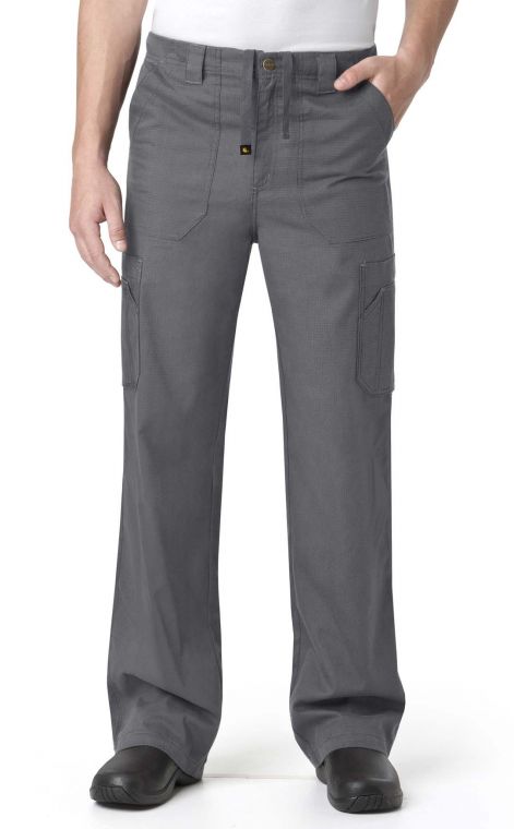 NWT-Carhartt C54108T-BLK Black ZipUp/Pull-On Cotton Blend PANTS Men's Tall  Large